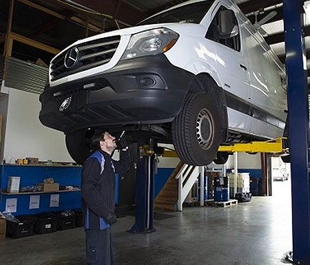 mercedes minibus tamir bakım servisi
